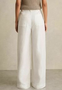 Reiss ASHBY WIDE LEG  - Bukser - white