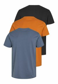 U.S. Polo Assn. ARJUN 3 PACK - T-shirts basic - indigo punpkinspice tapshoe