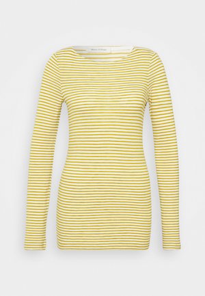 LONG SLEEVE NECK STRIPED - Top s dlouhým rukávem - multi/fresh pea