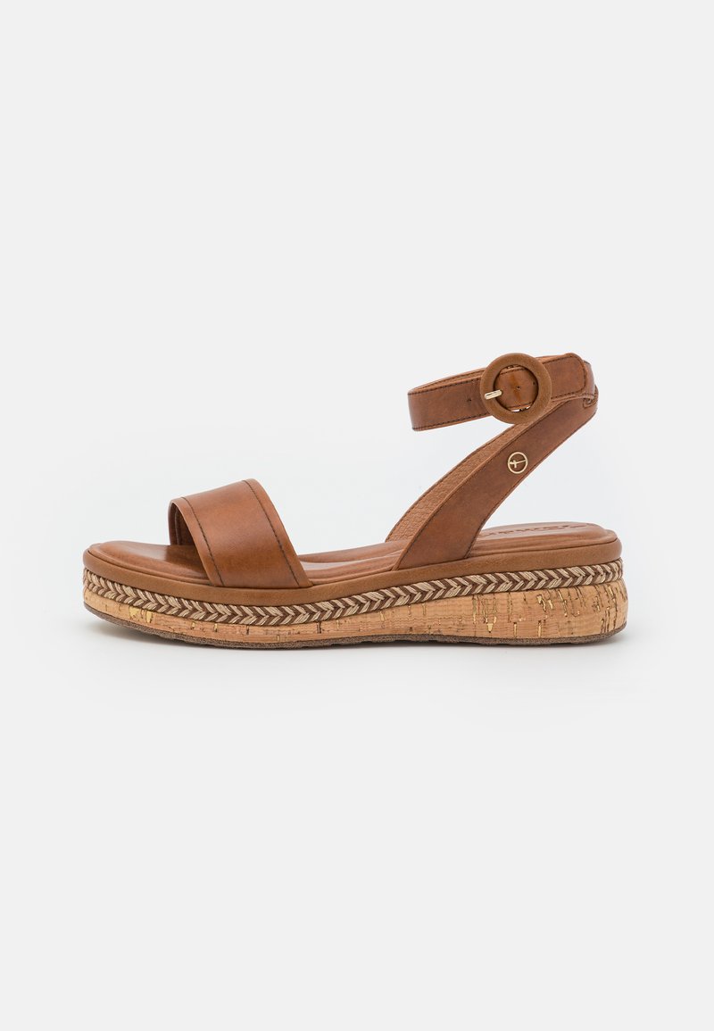 Tamaris Platform sandals - nut