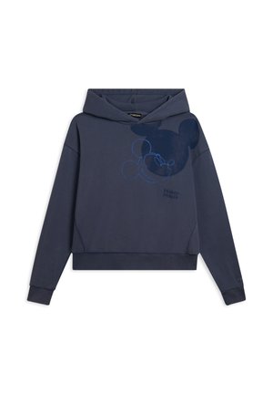 CON E STAMPA MICKEY MOUSE - Jersey con capucha - blue-grey