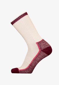 Unselected, off white red