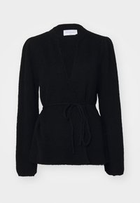 HOPE WRAP CARDIGAN - Neuletakki - black