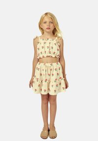 MIPOUNET Blusa - ecru  coral