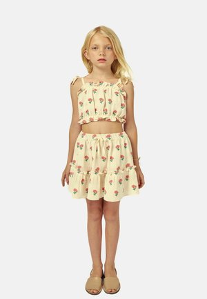 MIPOUNET Blusa - ecru  coral