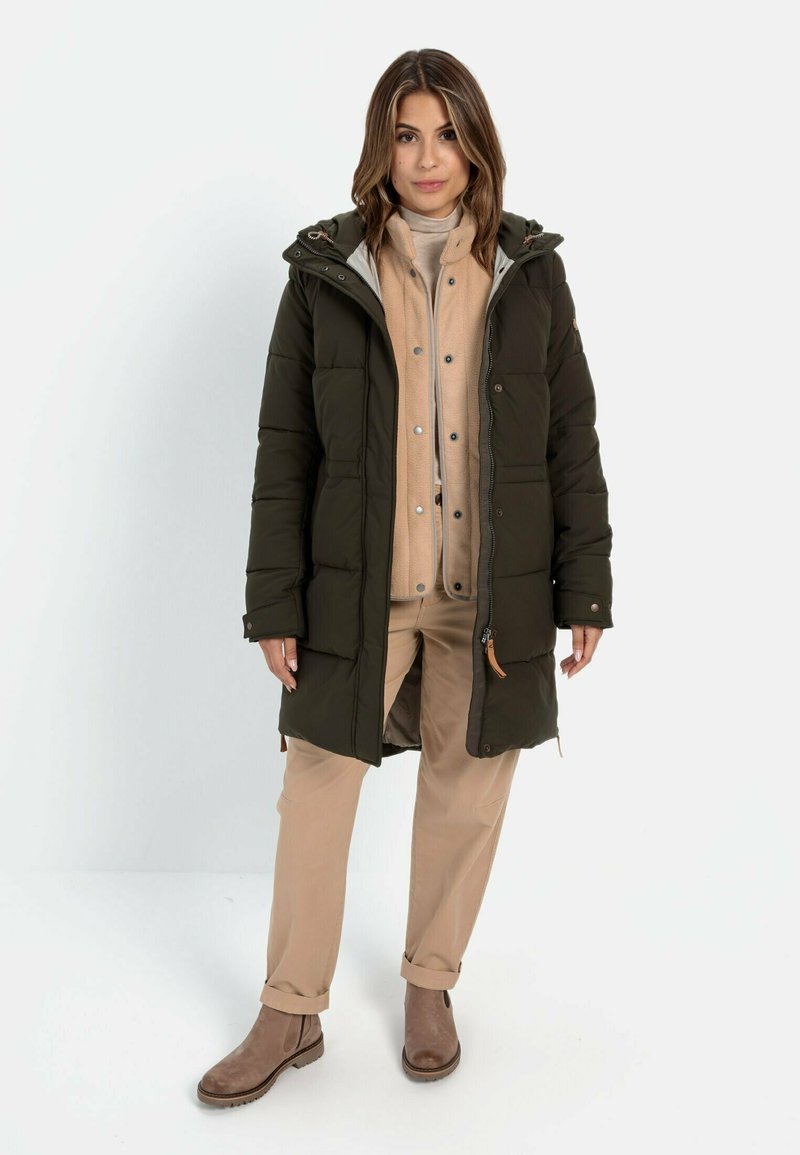 camel active Wintermantel donkergroen camel active Wintermantel donkergroen