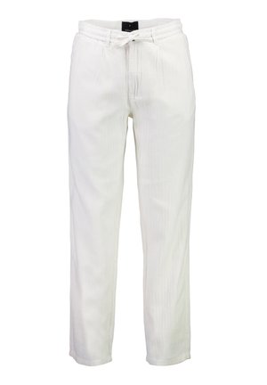HERRINGBONE - Chino - optical white