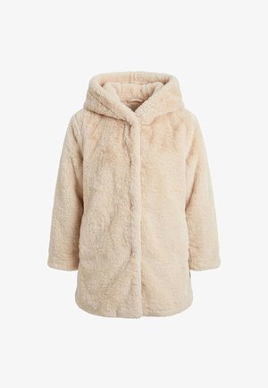 Urban Classics, KIDS GIRLS HOODED TEDDY COAT - Manteau d'hiver - offwhite