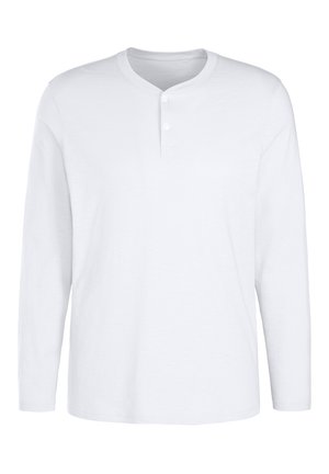 HENLEY - Langarmshirt - weiß