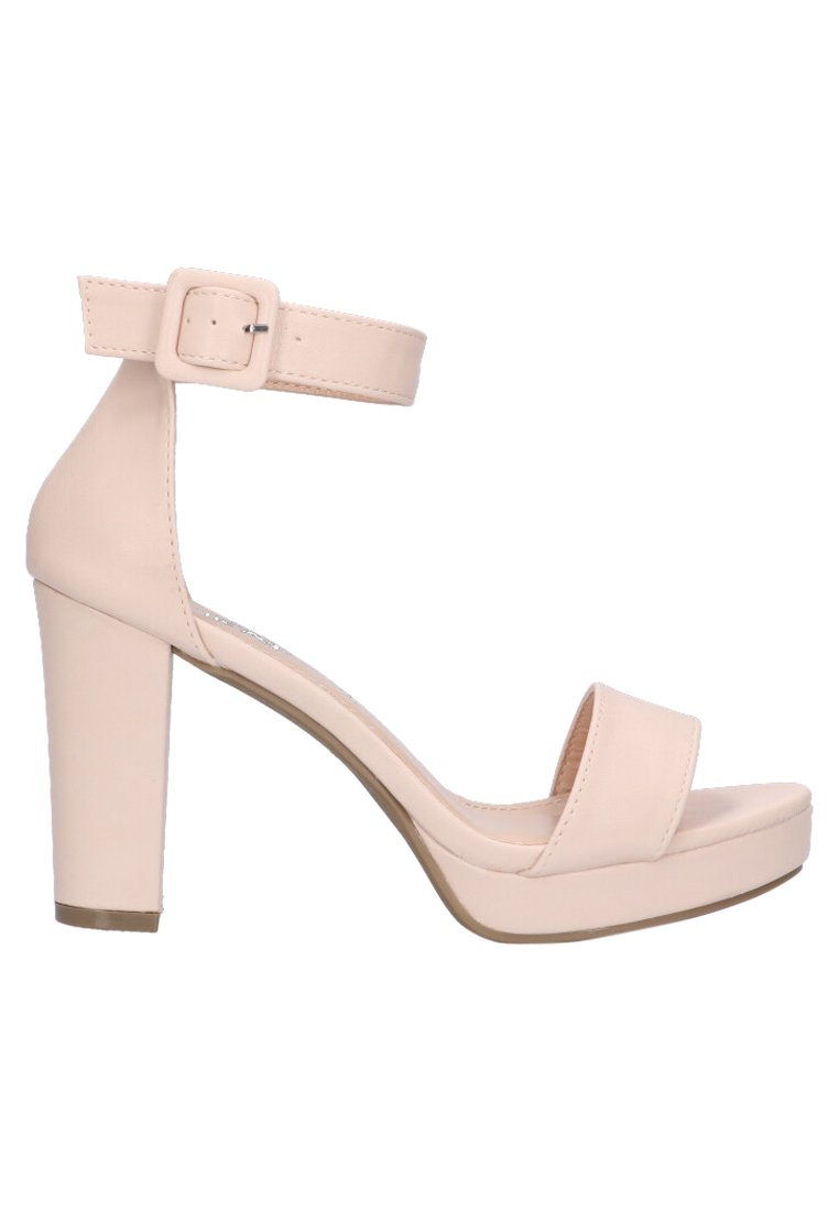 ETIKA MACEIÓ - Sandalias con plataforma - beige