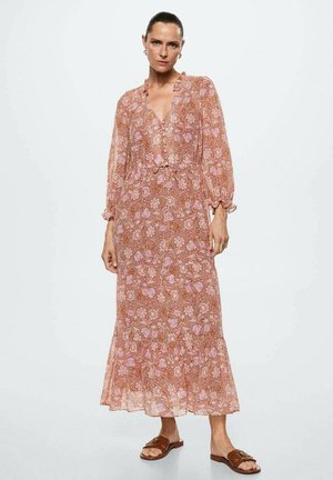 FIFTY - Maxi dress - bräunliches orange