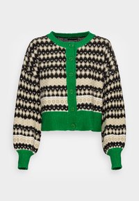 ONLMADEA  - Cardigan - green bee pattern/slate green/black
