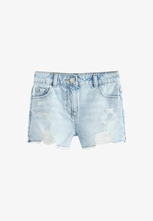 FRAYED EDGE DISTRESSED - REGULAR FIT - Kratke hlače iz džinsa - light blue