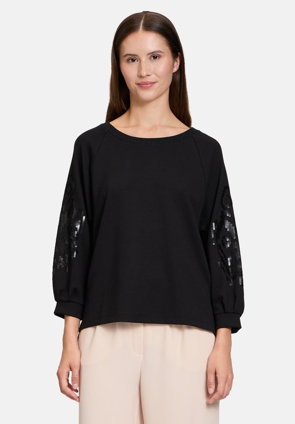 TROMPETENÄRMELN - Sweatshirt - schwarz