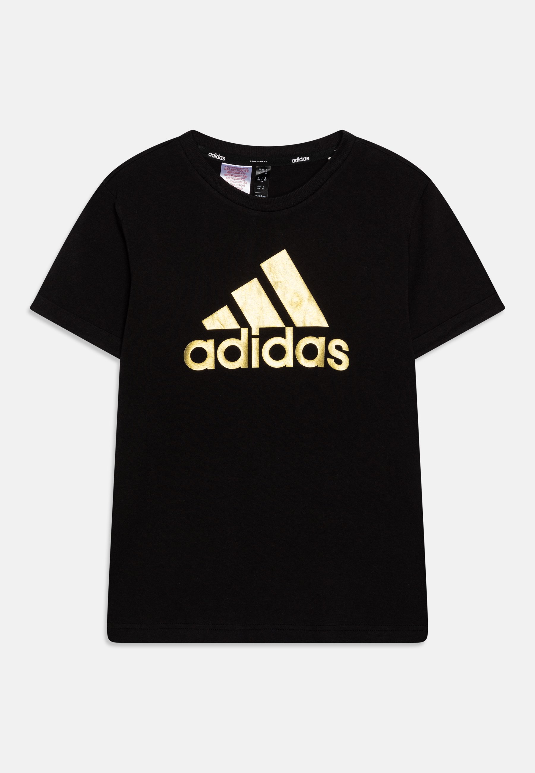 Adidas t shirt schwarz gold Clearance