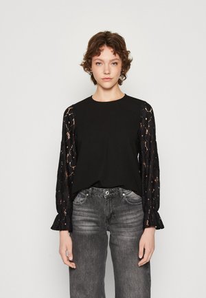 Vero Moda VMSEJA - Top s dlhým rukávom - black