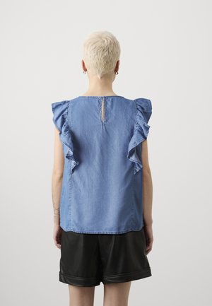 Blouse - blue denim