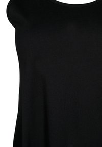 Zizzi ÄRMELLOSES MIT A-LINIE - Haljina od žerseja - black