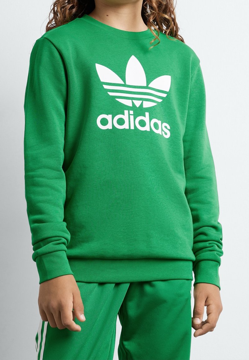 adidas Originals TREFOIL CREW-JUNIOR - Sweatshirt - green