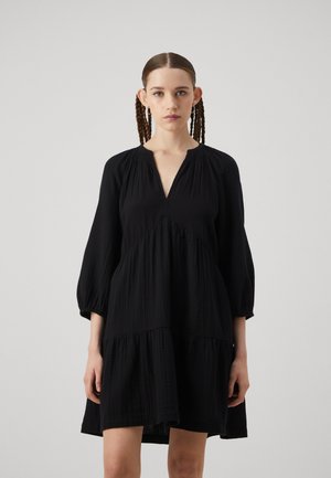 TIERED MINI - Vestido informal - black