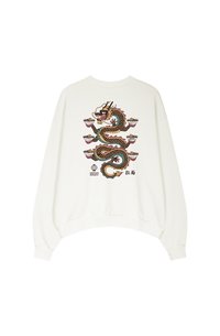Kaotiko CREW TIANLONG UNISEX - Sweatshirt - ivory