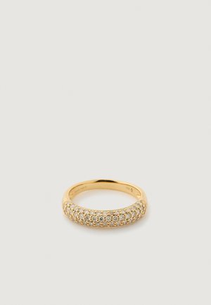 ALLIANCE BOMBE SEMI PAVED DIAMOND - Anello - yellow gold-coloured