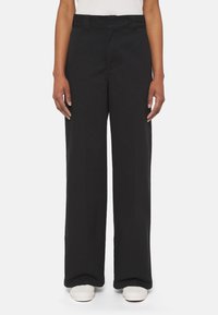 Dickies - WIDE LEG PANT - Pantalon classique - black Image miniature 1