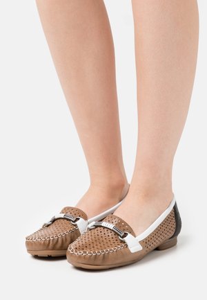 Slip-ons - schwarz/weiß