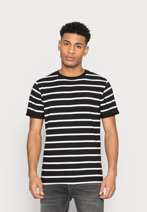 JPRBLALOGO SPRING - T-shirt con stampa - black