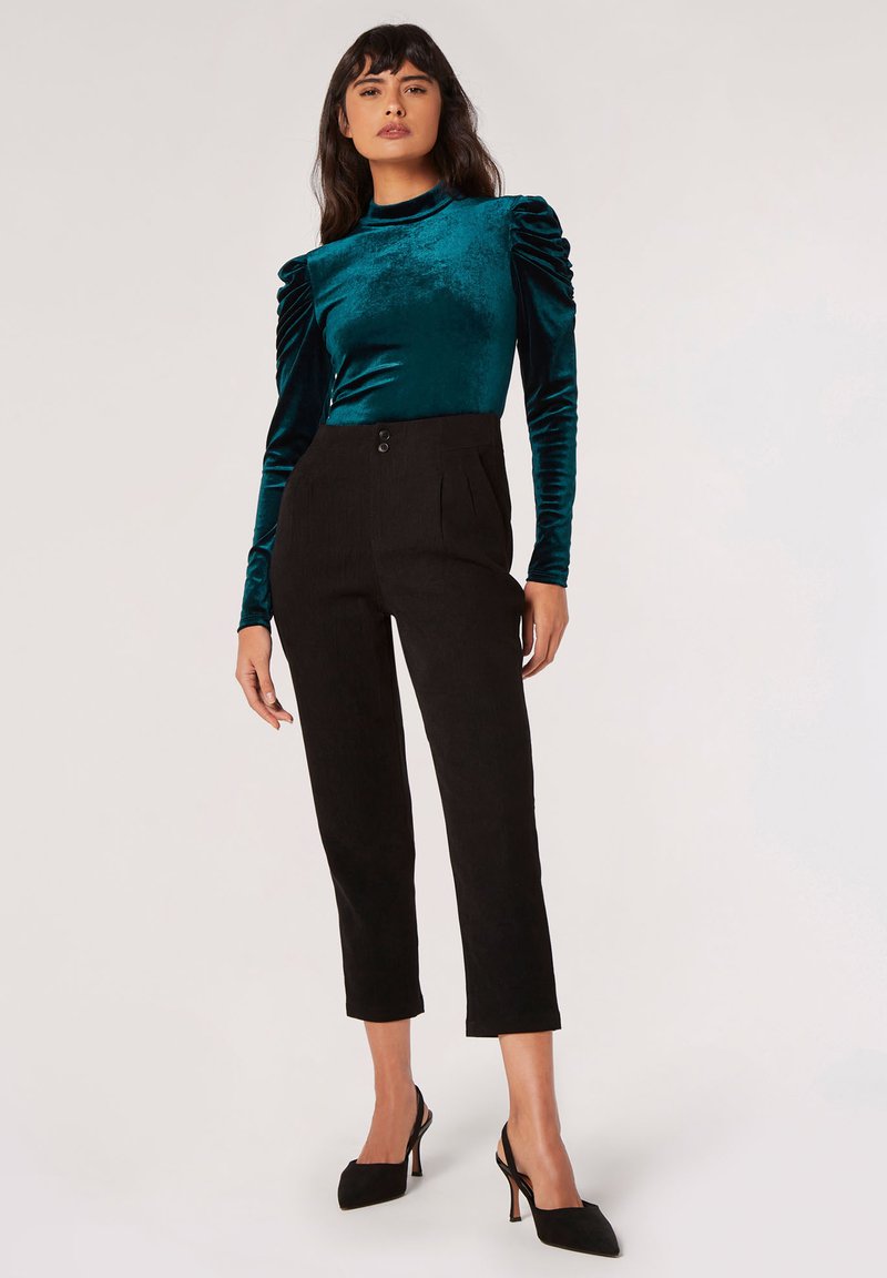 Apricot ROUCHED SHOULDER Blouse green/groen Zalando.nl