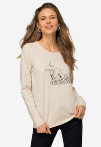 LAURASØN EISBÄREN GESCHENKE RUNDHALS - Langarmshirt - beige