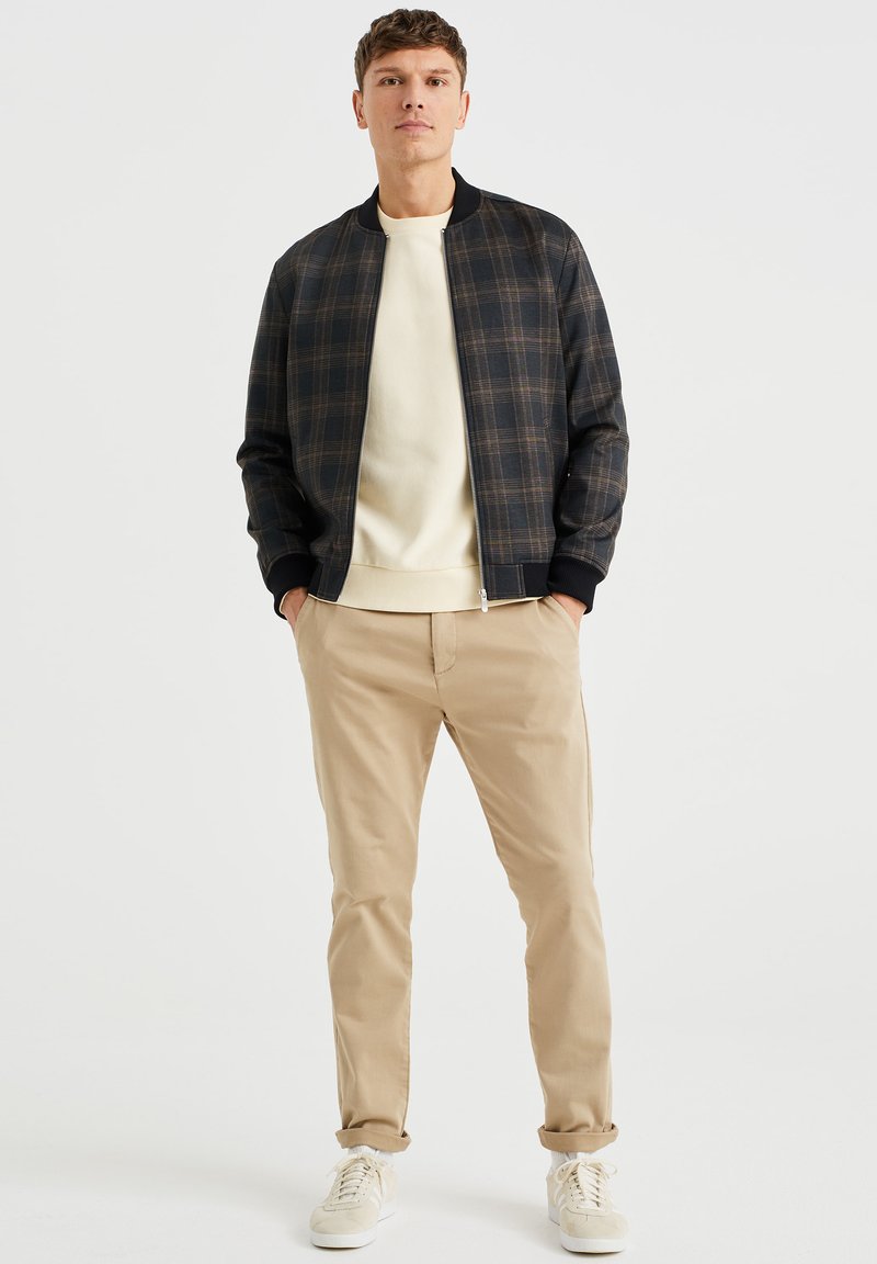 WE Fashion Bomberjacks donkergrijs WE Fashion Bomberjacks donkergrijs