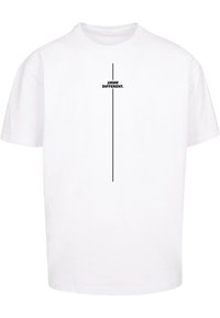 THINK DIFFERENT HEAVY - Camiseta estampada - white