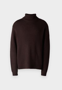 Selected Homme SLHCODY RELAXED ROLL NECK - Camisola - chocolate torte