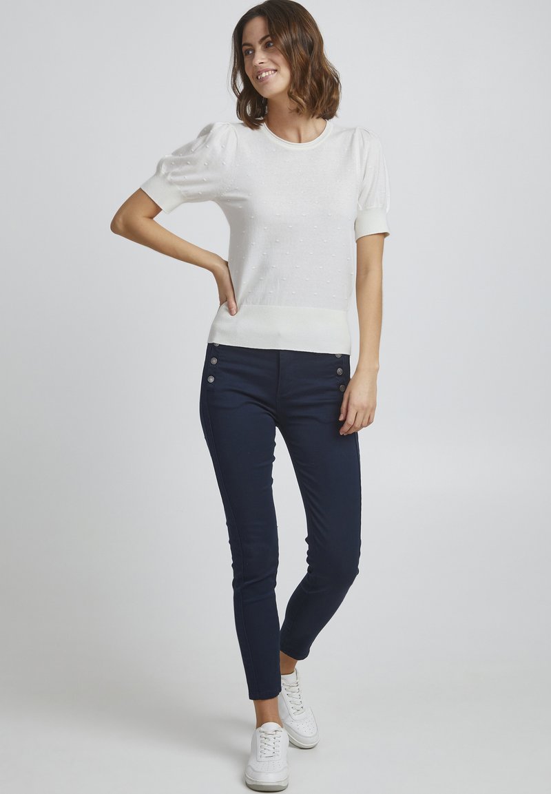 Damen Kleider | Fransa T-Shirt basic antique/weiß - FE17531 Damen Kleider | Fransa T-Shirt basic antique/weiß - FE17531