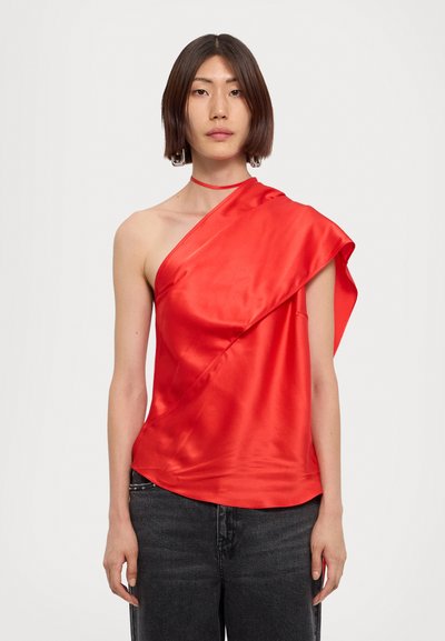 Materiel SHOULDER SCARF BLOUSE - Μπλούζα - red