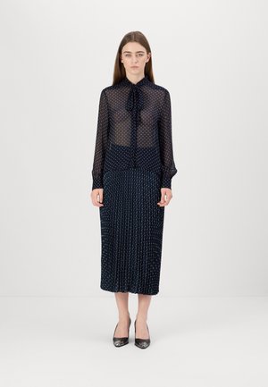 BOW BLOUSE - Blúz - evening blue