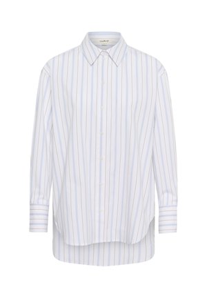 Soaked in Luxury, SLNOELLE STRIPED POPLIN SHIRT LS - Chemisier - broken white stripe