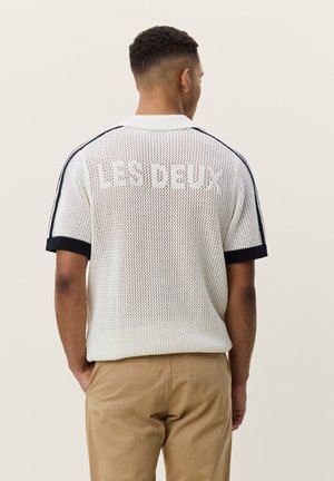 Les Deux LOGO GRID - Πόλο - light ivory