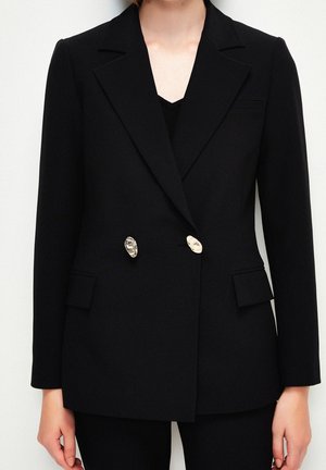 Halflange jas - black