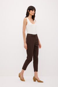 adL WITH SLITS AND POCKETS - Kalhoty - brown