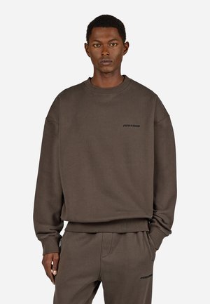 Pegador LOGO - Mikina - washed walnut brown black