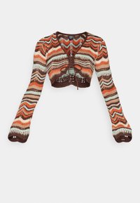 BDG Urban Outfitters LACEUP CARDI - Kardiganas - brown