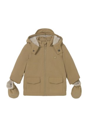 CON MANOPLAS - Cappotto invernale - beige