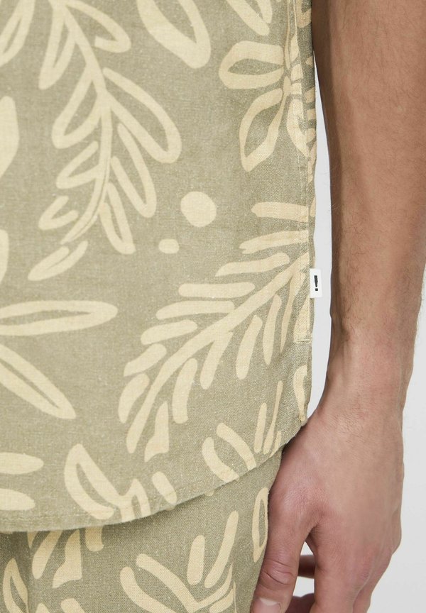 SDPAIMAN LINEN MIX - Shirt - vetiver3