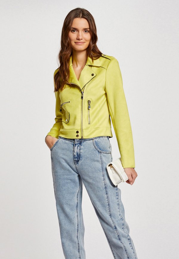 Kunstlederjacke - jaune moyen