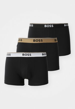 POWER 3 PACK - Boxerkalsong - schwarz grau weiß