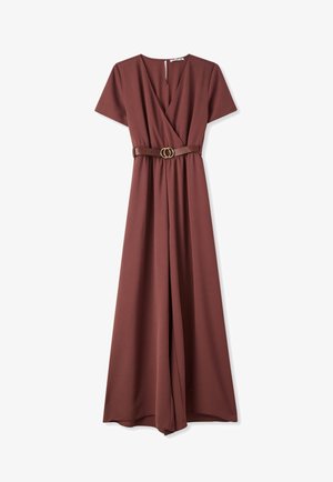 Terranova, CON CINTURA - Tuta jumpsuit - mogano