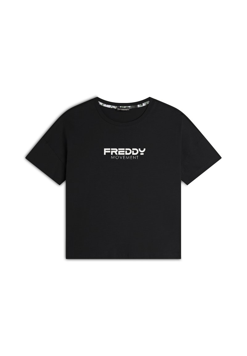 Freddy COMFORT FIT SPACCHI - Camiseta estampada - nero