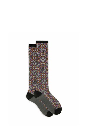 LUNGHE FANTASIA PIASTRELLA - Calzettoni - black